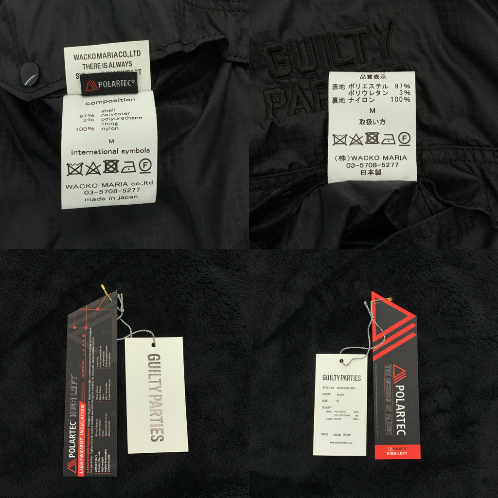 WACKO MARIA | 2024秋冬系列 | 雙面套頭抓絨外套 | M碼 | 男士