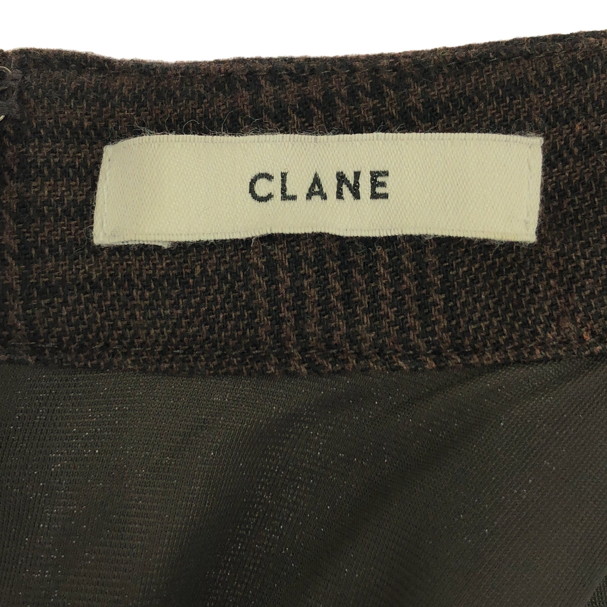 CLANE / CLANE | WAIST FRILL CHECK ONEPICE Waist frill check dress | 1 | Women's