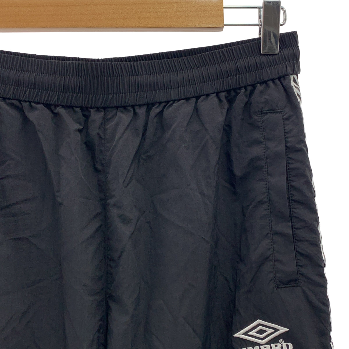 [新款] FREAK'S STORE | 2024 春夏 | UMBRO 尼龍運動褲 | M碼 | 黑色 | 男款