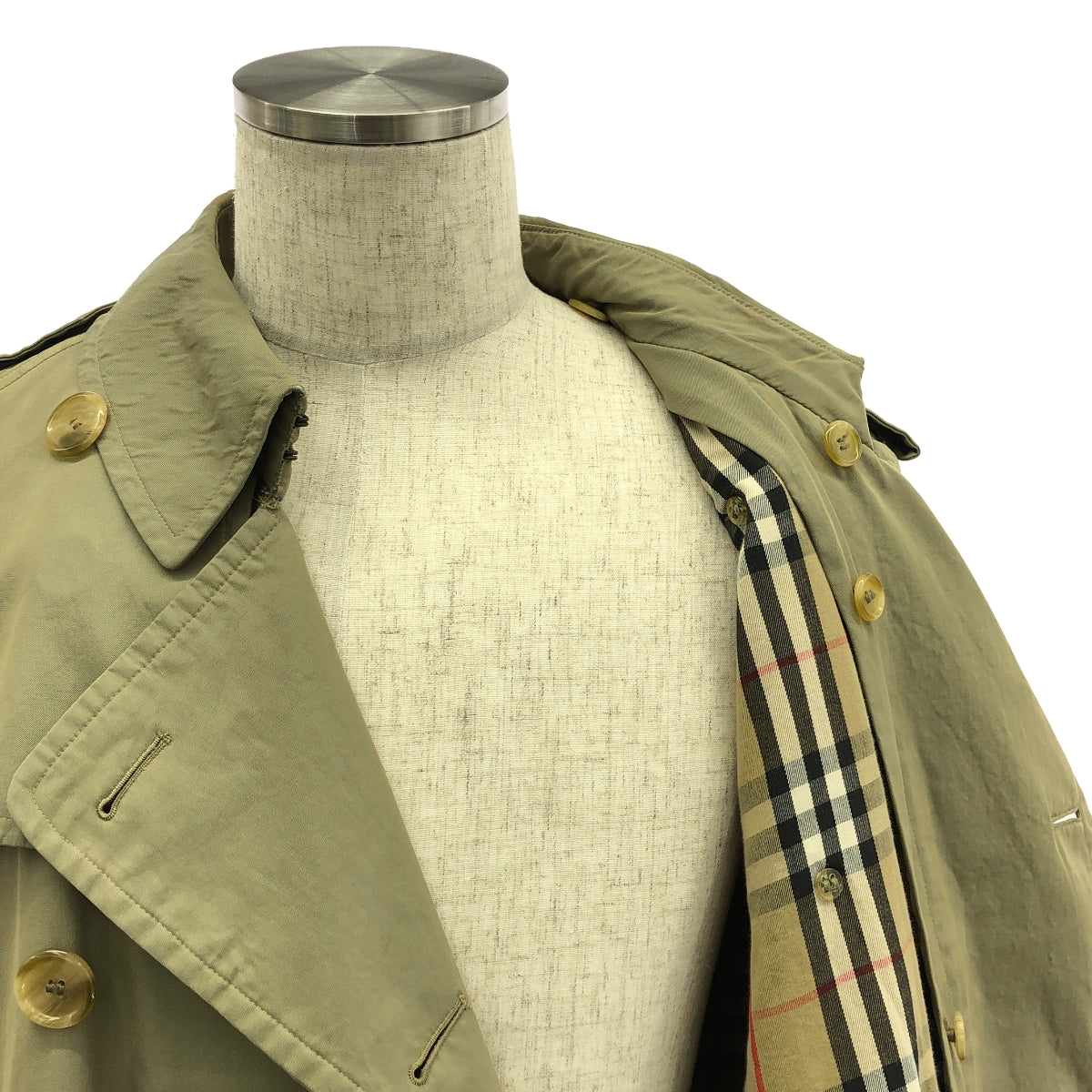 Burberrys / Burberry | 1970s~ Cotton Long Trench Coat | LONG 40 IML | Khaki | Men's