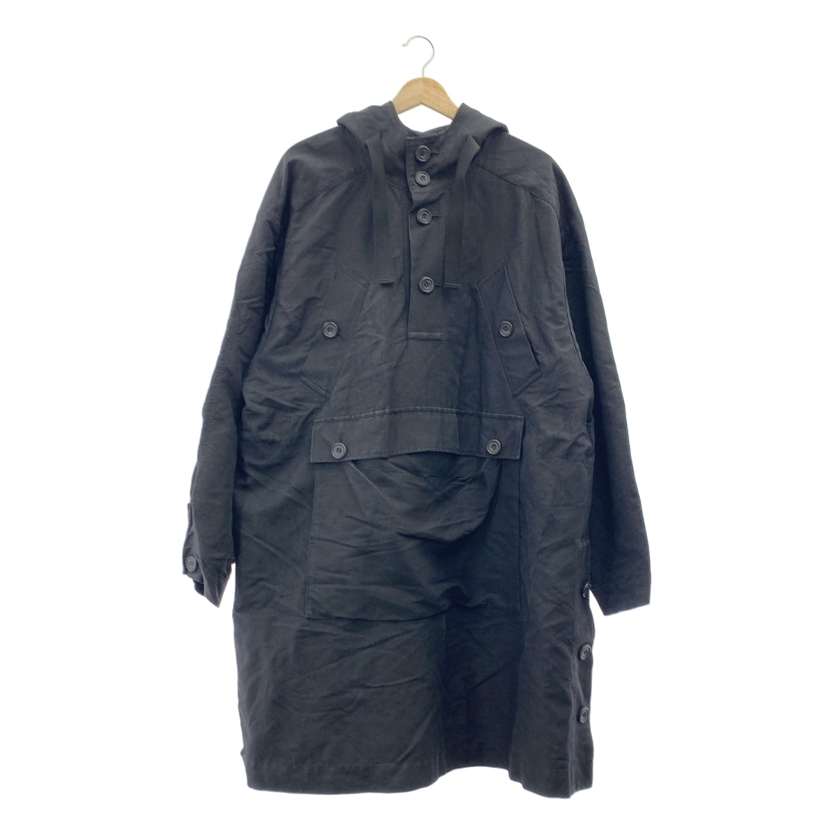 POSTELEGANT / ポステレガント | WASHI PAPER SILK ANORAK PK 和紙 シルク アノラック パーカー | M | レディース