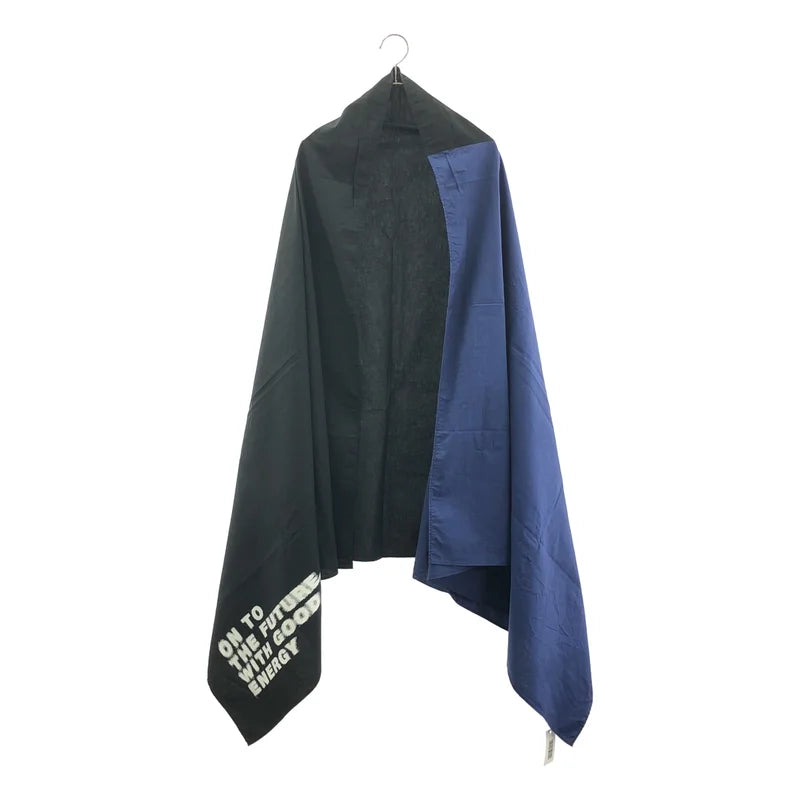 COMME des GARCONS / コムデギャルソン | 2021SS | シワ加工 コットン ロゴ 大判 ストール |
