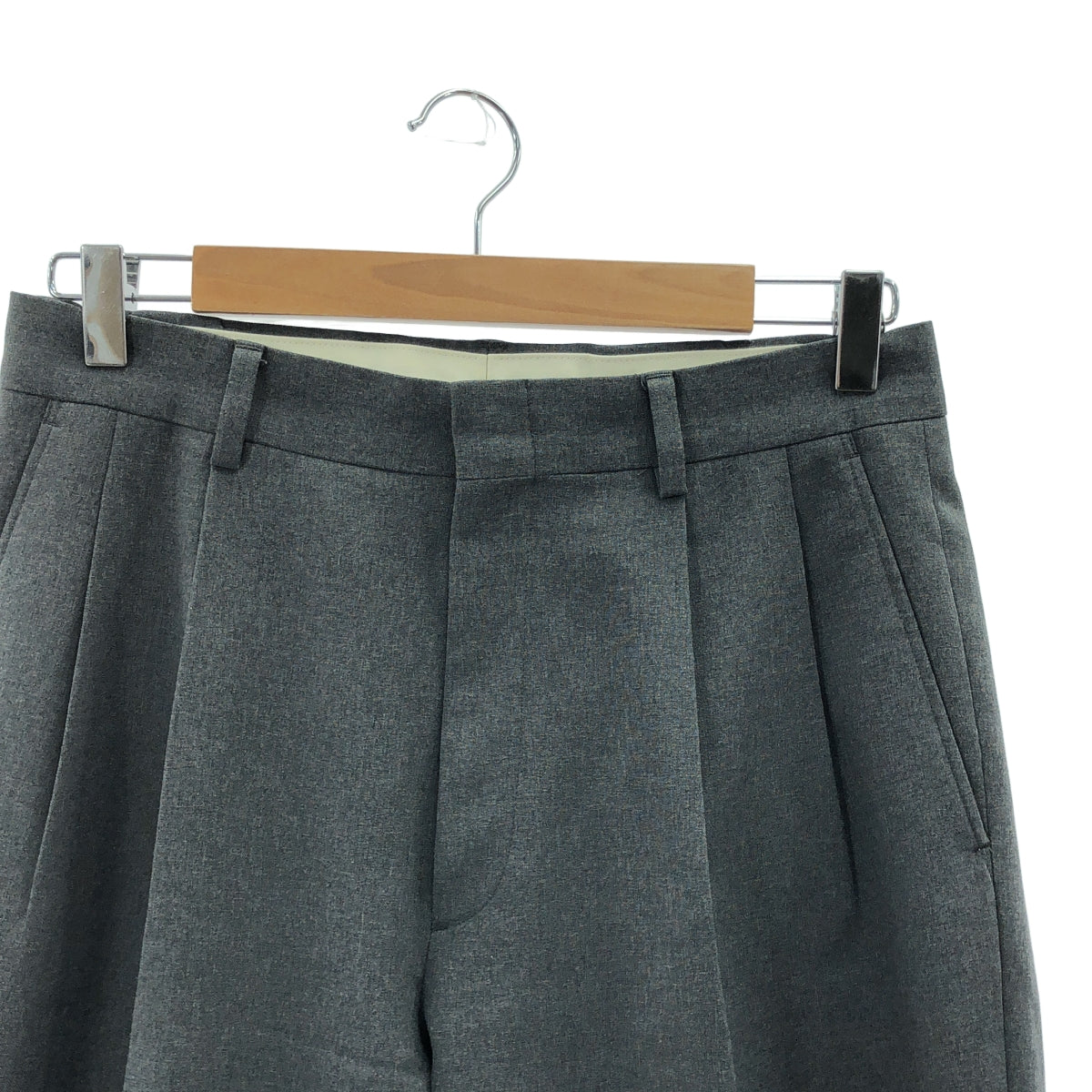 Shinzone / シンゾーン | CHRYSLER PANTS 2タック クライスラー パンツ | 34 | グレー | レディース