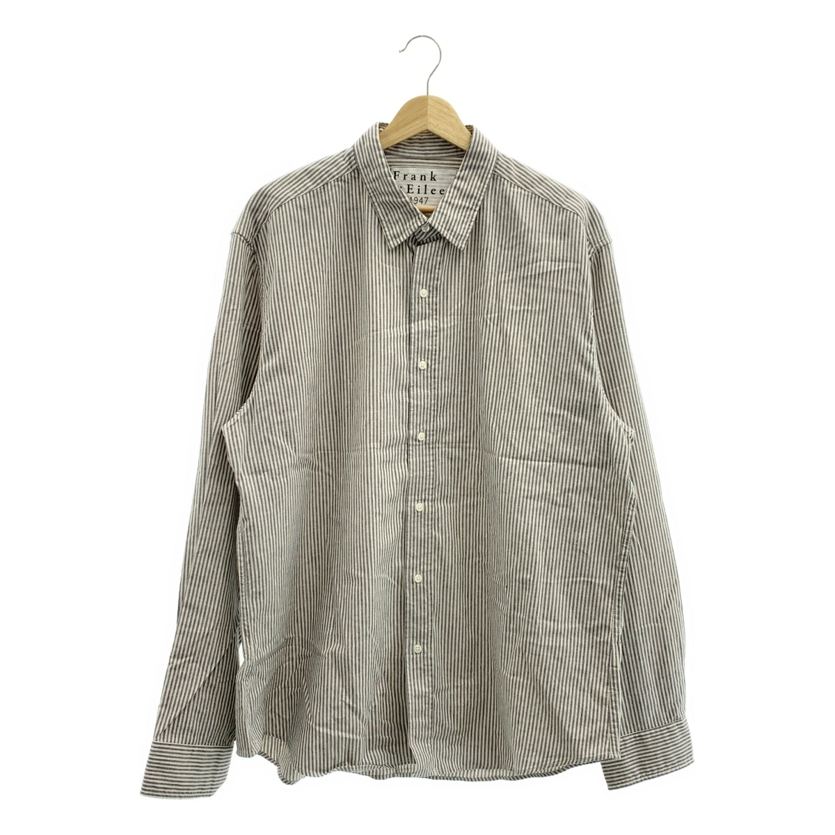 Frank&amp;Eileen / 프랭크 앤 아이린 | FINBAR / NAST / 코튼 스트라이프 오버 실루엣 셔츠 | XL | 남성