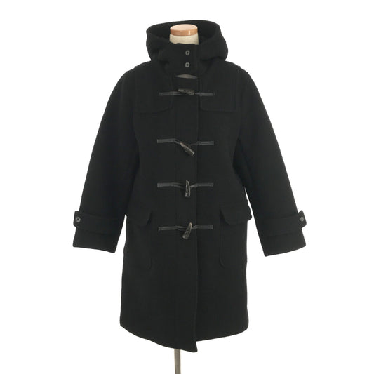 MACKINTOSH | Wool toggle button hooded duffle coat | 38 | Black | Women's