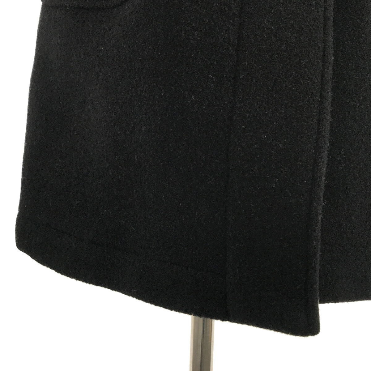 MACKINTOSH | Wool toggle button hooded duffle coat | 38 | Black | Women's