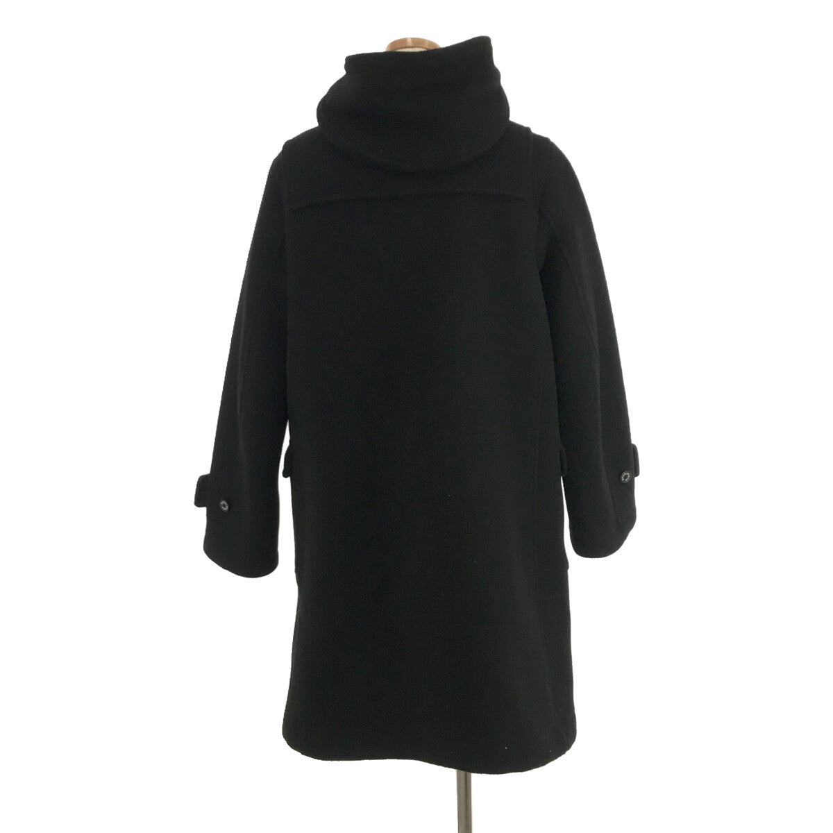 MACKINTOSH | Wool toggle button hooded duffle coat | 38 | Black | Women's