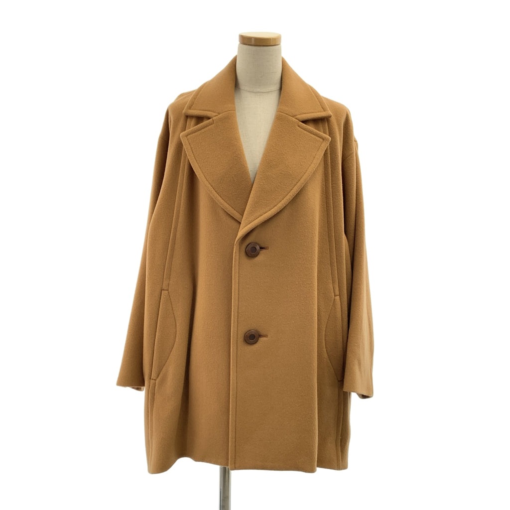 ISSEY MIYAKE / イッセイミヤケ | ウール ラグランスリーブ チェスターコート | 1 | レディース