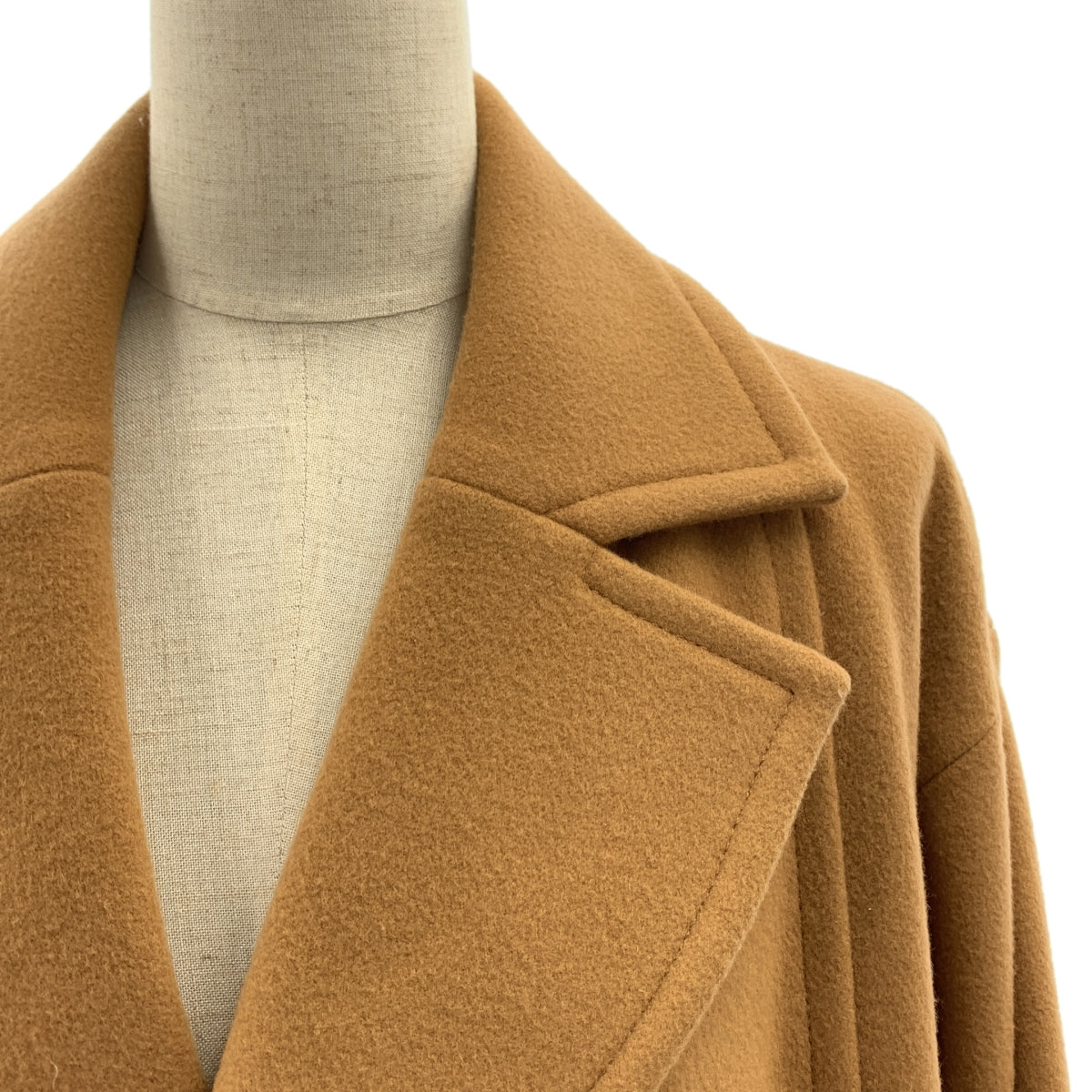 ISSEY MIYAKE / イッセイミヤケ | ウール ラグランスリーブ チェスターコート | 1 | レディース