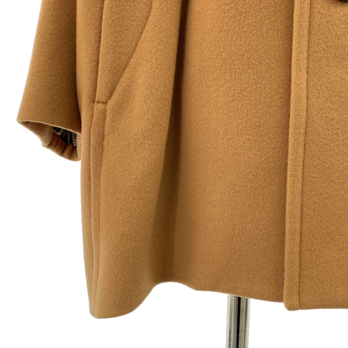 ISSEY MIYAKE / イッセイミヤケ | ウール ラグランスリーブ チェスターコート | 1 | レディース