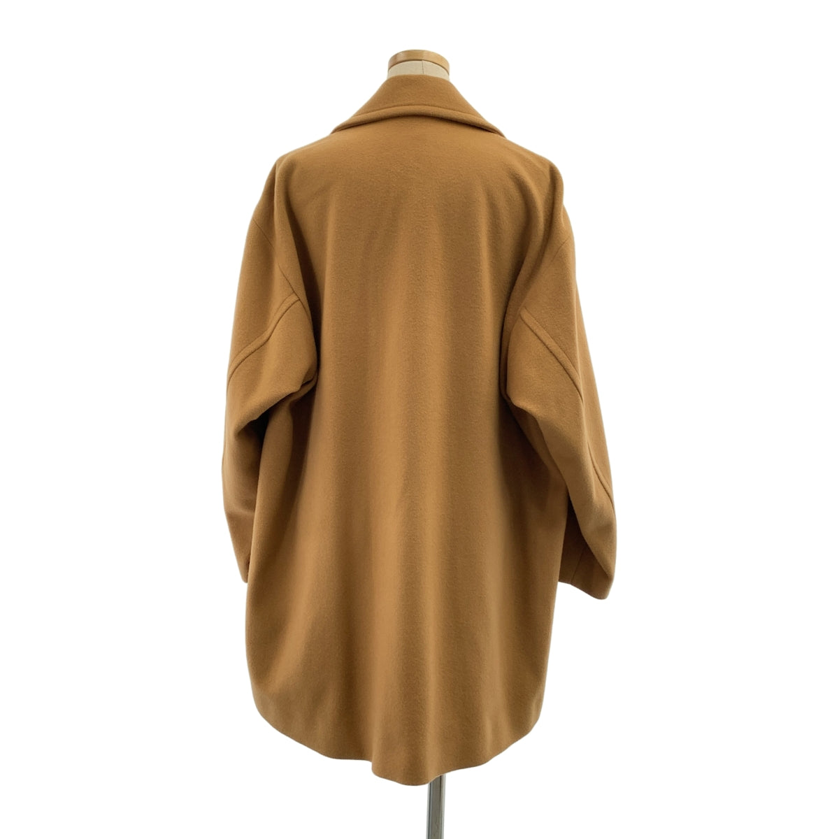 ISSEY MIYAKE / イッセイミヤケ | ウール ラグランスリーブ チェスターコート | 1 | レディース