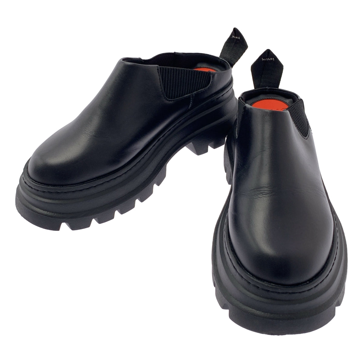 OMMO / 오엠 엠오 | VOLUME HEAD SABOT BOOTS 사이드 고어 사보 부츠 |