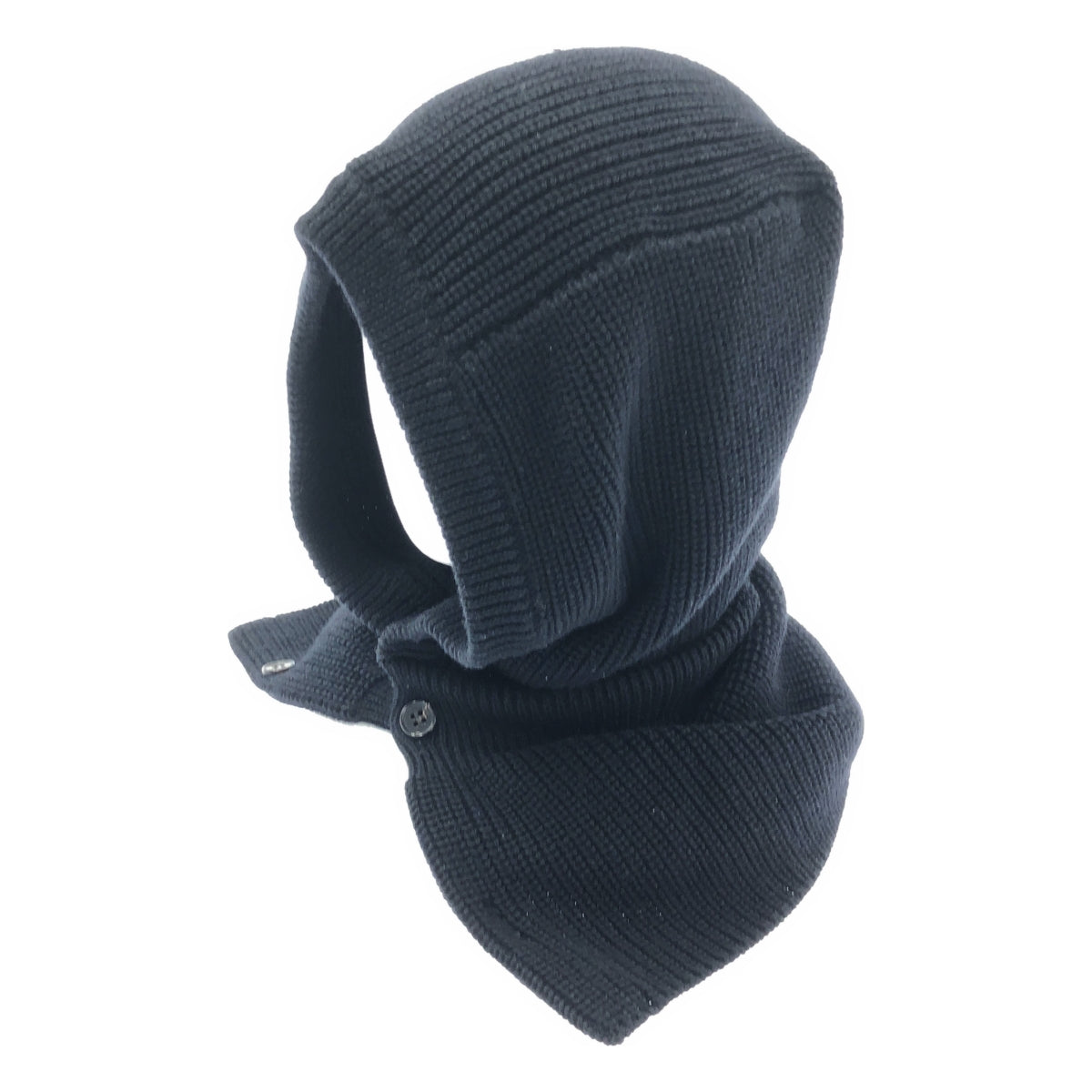 【美品】  BATONER / バトナー | バラクラバ ニットキャップ 帽子 | F | ブラック | レディース