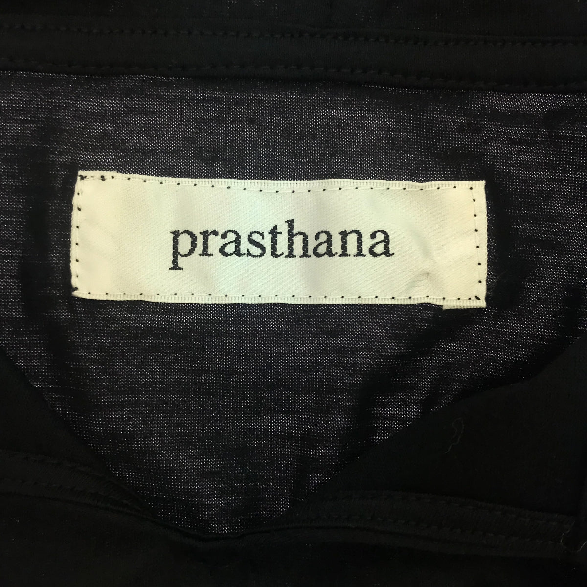 【신품】 prasthana / 프라스타나 | lightweight parka 파커 | S | 블랙 | 남성