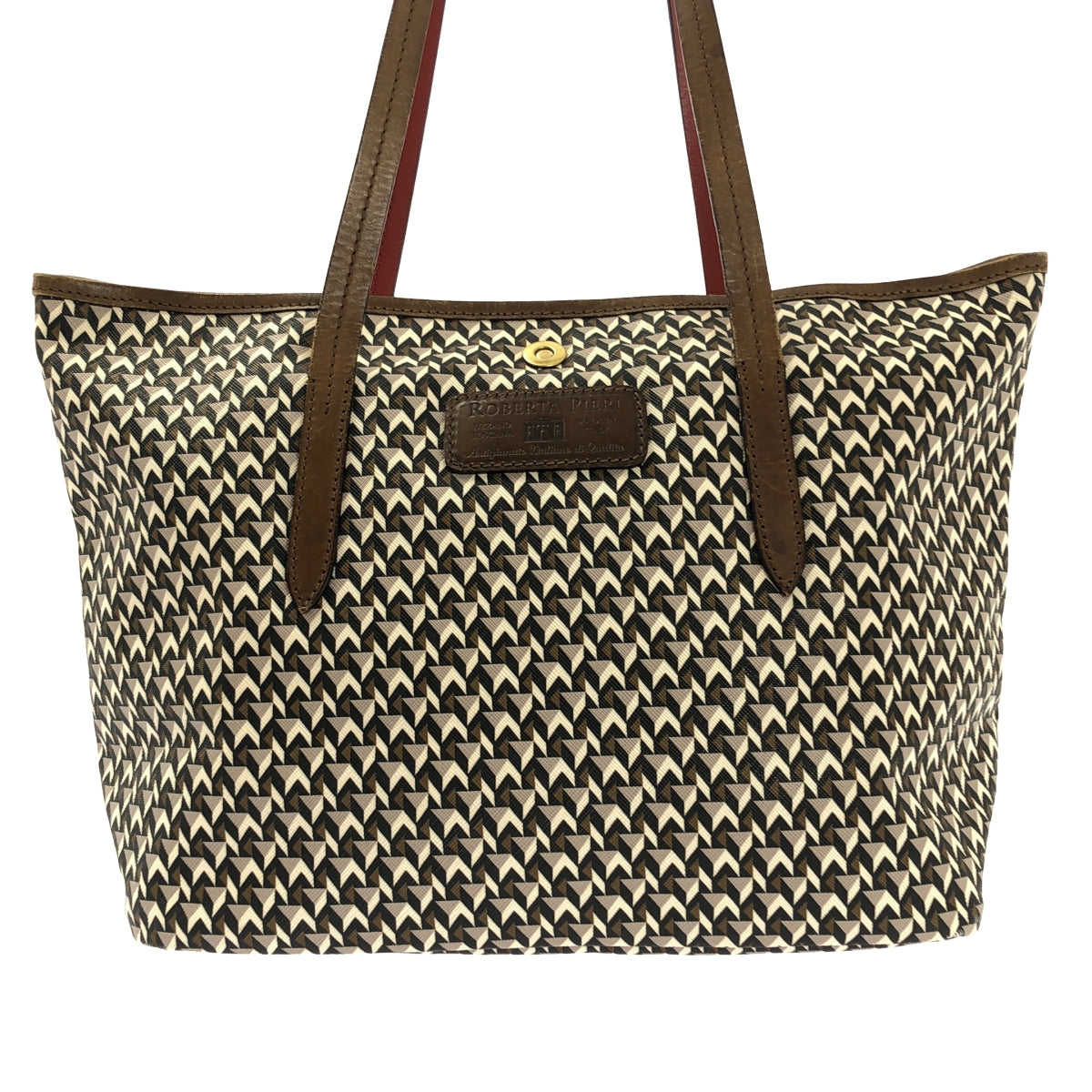 ROBERTA PIERI / 로베르타 피에리 | TATAMI 총무늬 토트 백 | 레드 / 블랙 / 브라운 | 여성