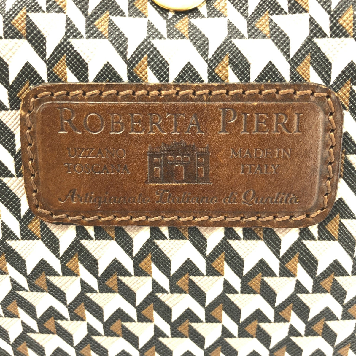 ROBERTA PIERI / 로베르타 피에리 | TATAMI 총무늬 토트 백 | 레드 / 블랙 / 브라운 | 여성