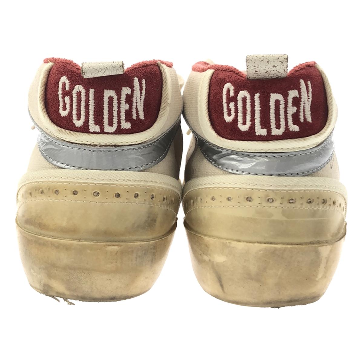 [狀況良好] 金鵝 | MID STAR 帆布運動鞋 | 38 |紅色 |女性的