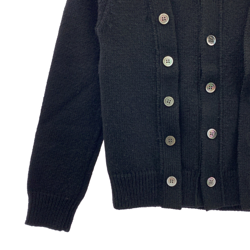 BLACK COMME des GARCONS / 블랙콤 데 걸슨 | AD2020 | Layered Wool Cardigan 레이어드 울 가디건 | XS |
