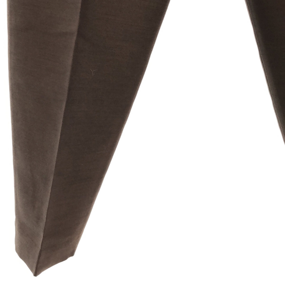 [New] St.cecilia / St. Cecilia | SILK WOOL PANTS | Silk wool 2-pleat pants | Size 38 | Brown | Women's