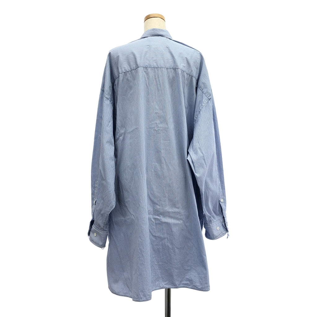 Maison Margiela / メゾンマルジェラ | 2024SS | ストライプ オーバー シャツ ワンピース | XS |