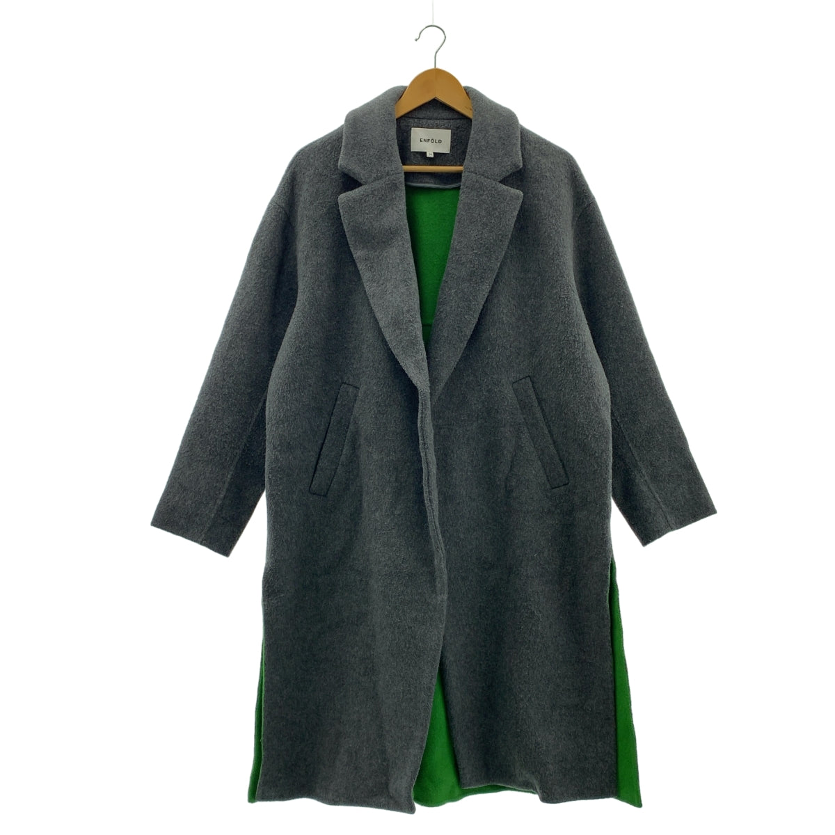 ENFOLD | 雙開衩切斯特大衣 | 38碼 |