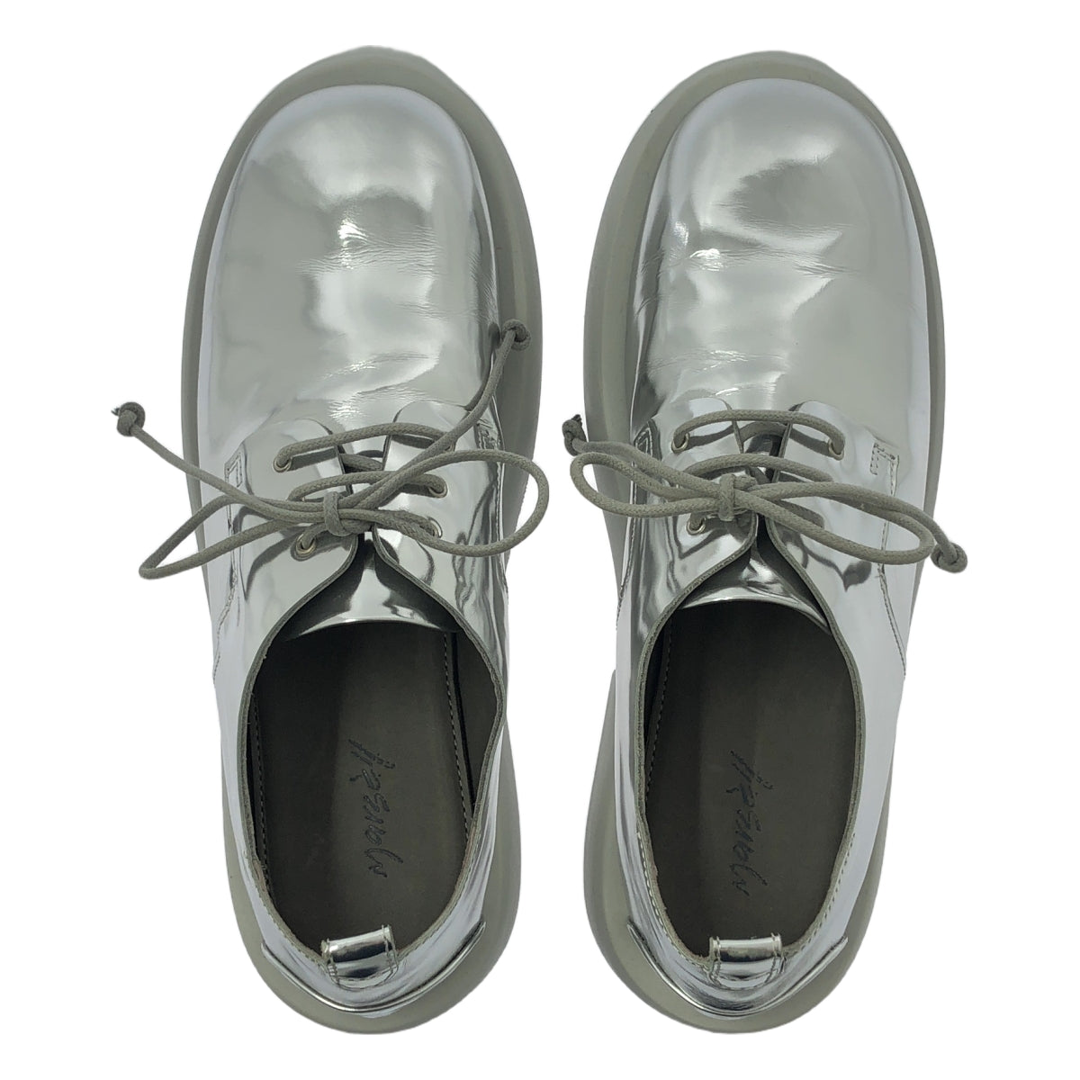 美品】 Marsèll / マルセル | レザー メタリック レースアップ
