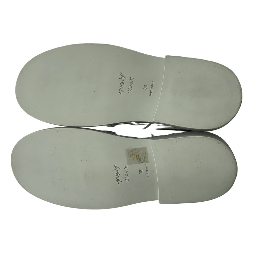 【美品】  Marsèll / マルセル | レザー メタリック レースアップ シューズ | 38 | シルバー | レディース