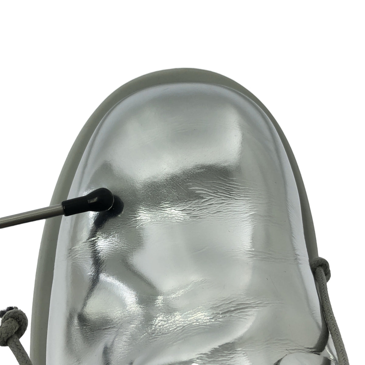 【美品】  Marsèll / マルセル | レザー メタリック レースアップ シューズ | 38 | シルバー | レディース