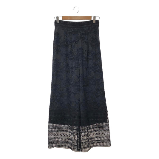 Arobe | Lace-trimmed wide pants | 2 | Women's