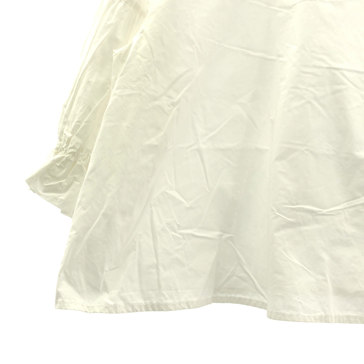 madder madder / マダマダ | 2023SS | ギャザースリーブ フリルカラー  ブラウス | F | レディース