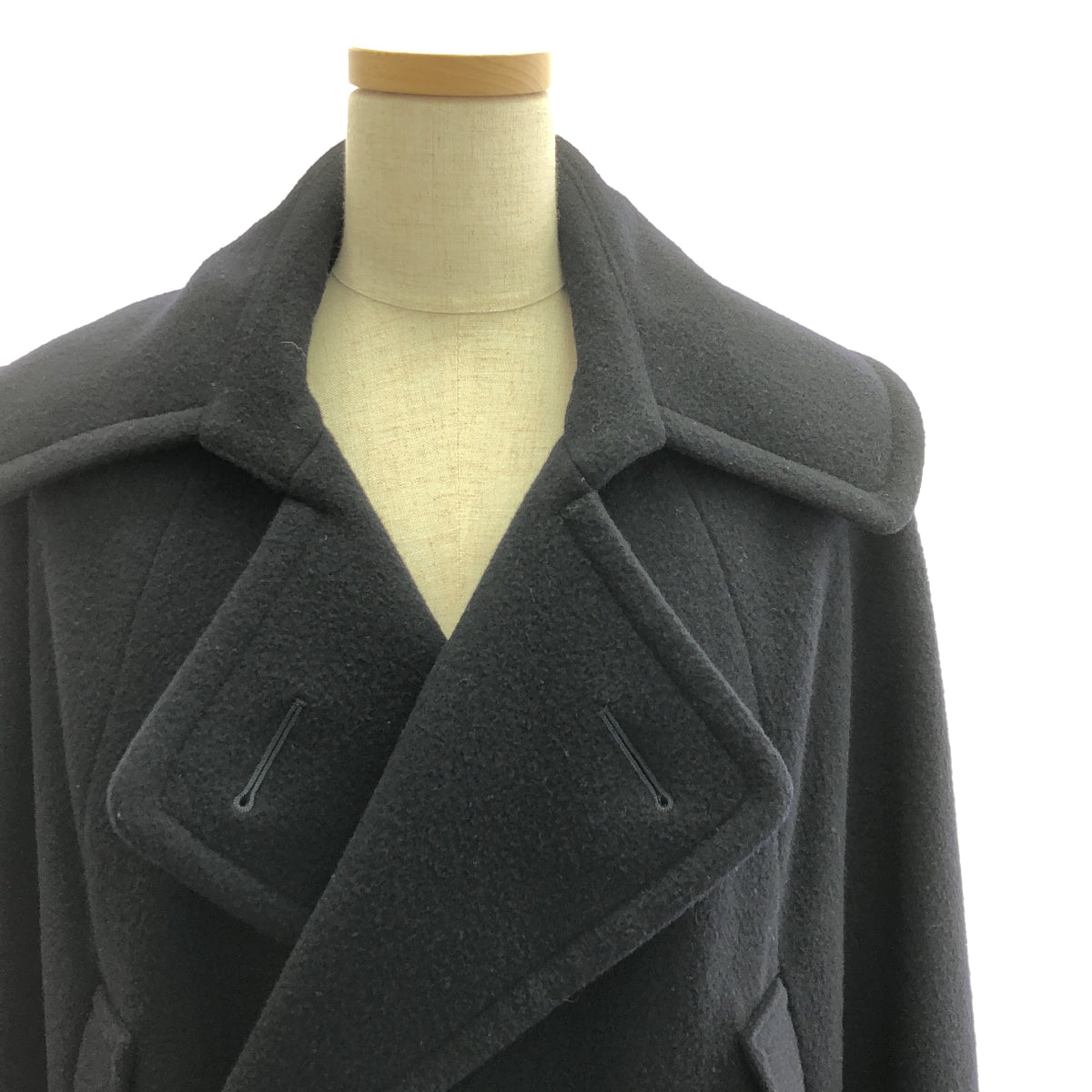 麥迪遜藍 | 羊毛披肩 P 大衣 | 00 | 海軍藍 | 女款