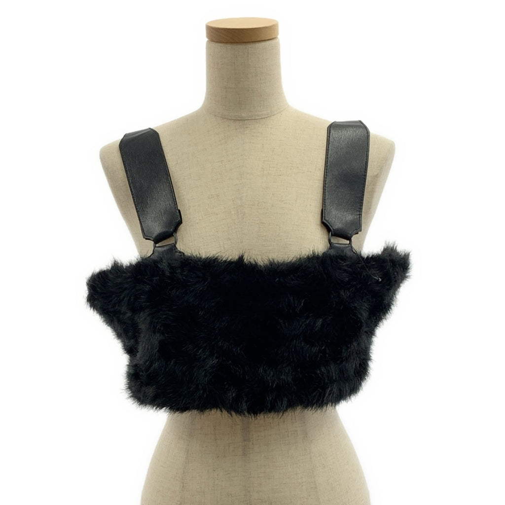 noir kei ninomiya / 느와르 케이니노미야 | 2008AW | 가짜 모피 하네스 베스트 | S |