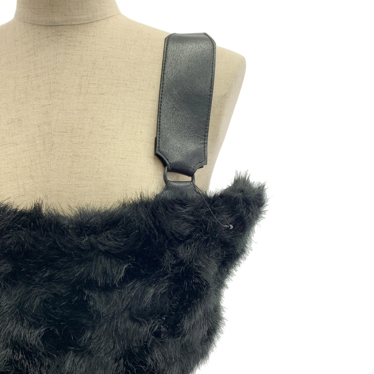 noir kei ninomiya / 느와르 케이니노미야 | 2008AW | 가짜 모피 하네스 베스트 | S |