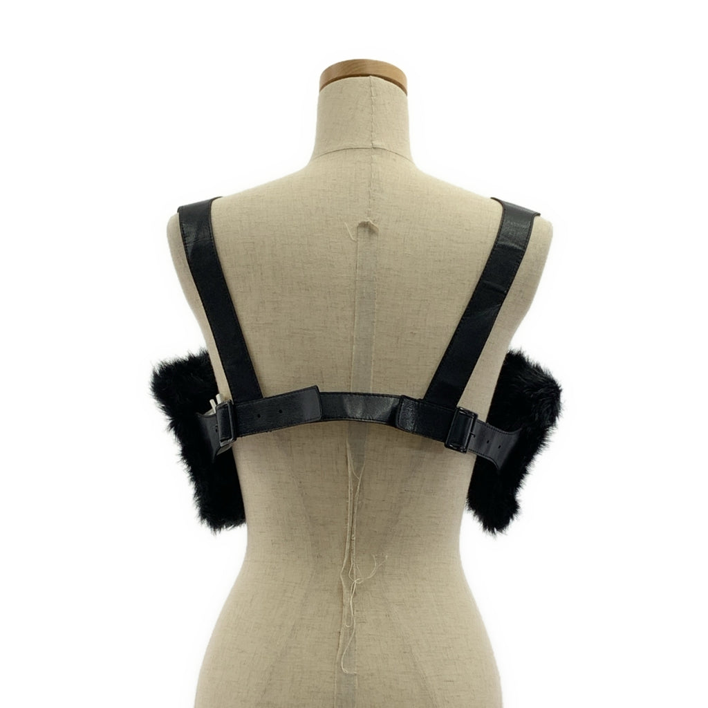 noir kei ninomiya / 느와르 케이니노미야 | 2008AW | 가짜 모피 하네스 베스트 | S |