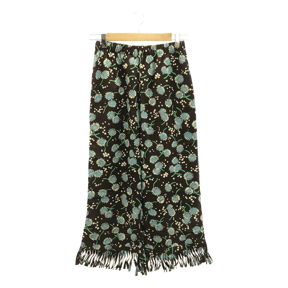 JUNYA WATANABE COMME des GARCONS / Junya Watanabe | Flower Print Fringe Pants | XS | Women's