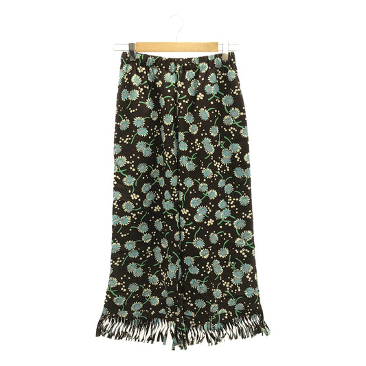 JUNYA WATANABE COMME des GARCONS / Junya Watanabe | Flower Print Fringe Pants | XS | Women's