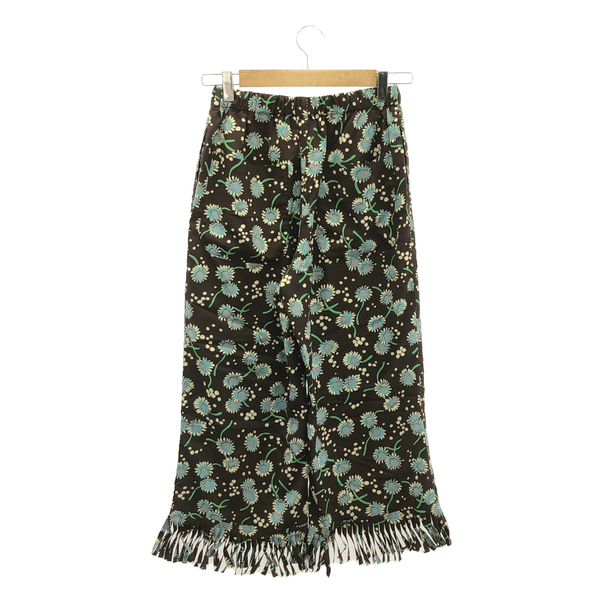 JUNYA WATANABE COMME des GARCONS / Junya Watanabe | Flower Print Fringe Pants | XS | Women's