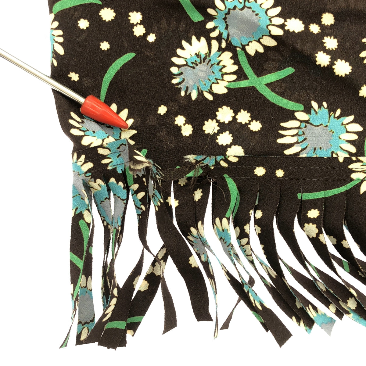 JUNYA WATANABE COMME des GARCONS / Junya Watanabe | Flower Print Fringe Pants | XS | Women's