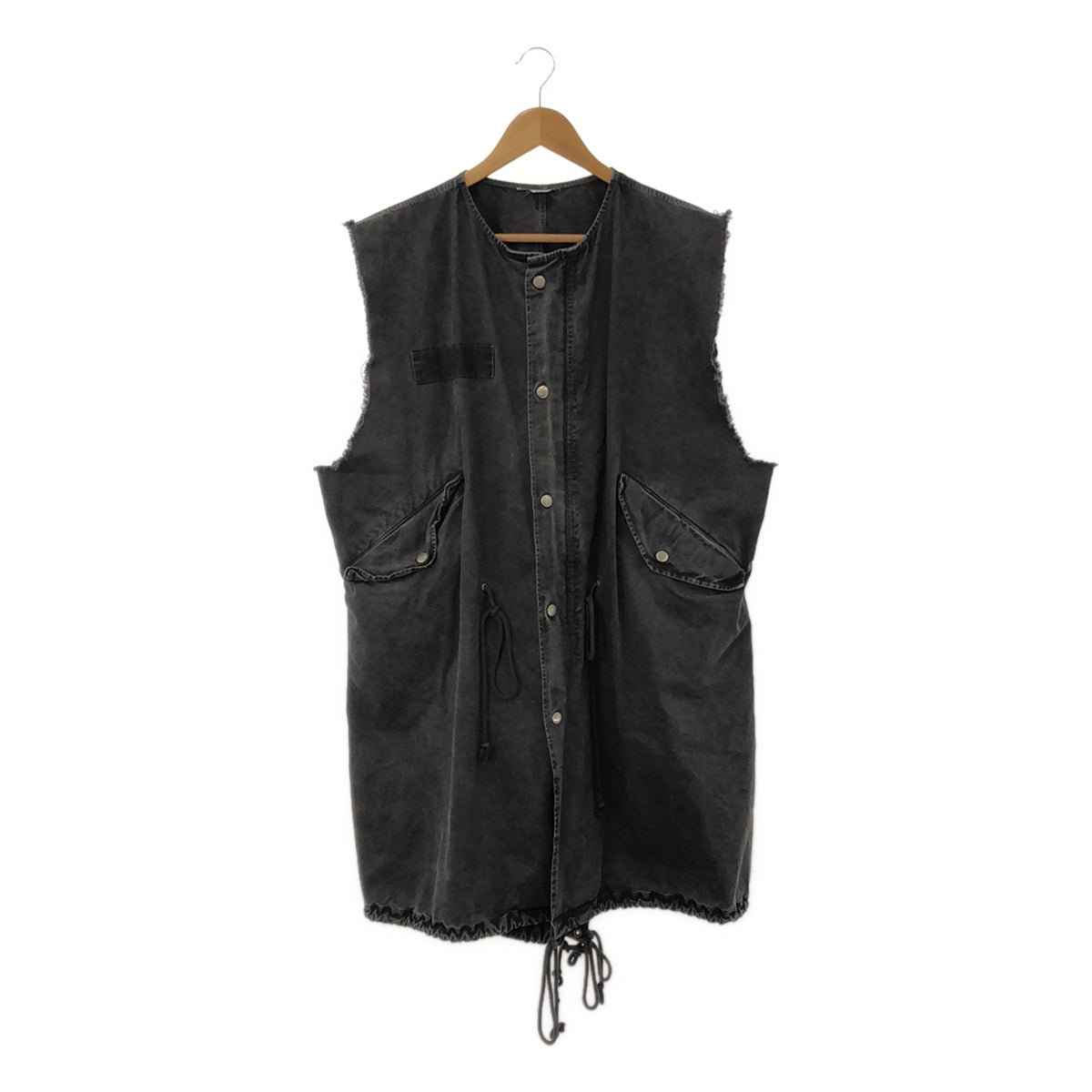 STAND ALONE | Johnbull Private labo denim vest jacket | F | Gray | Women's