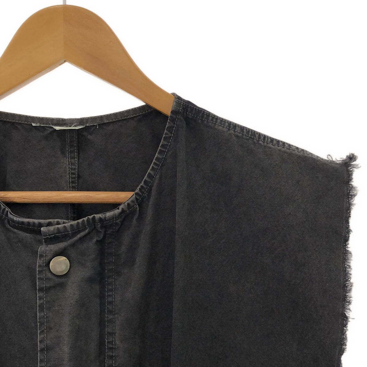 STAND ALONE | Johnbull Private labo denim vest jacket | F | Gray | Women's