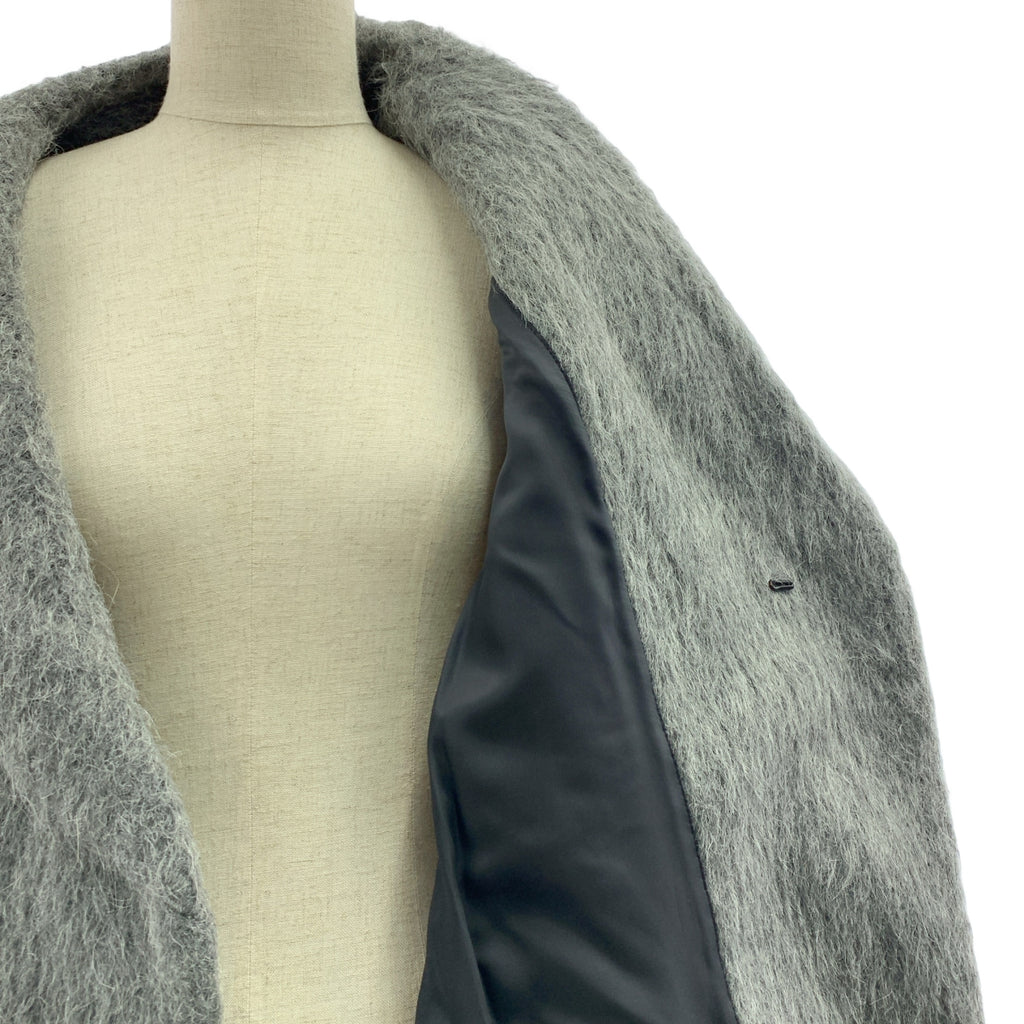 COMME des GARCONS COMME des GARCONS / コムコム | 2022AW | ウール混 シャギー コンシール フロントコート | S | レディース