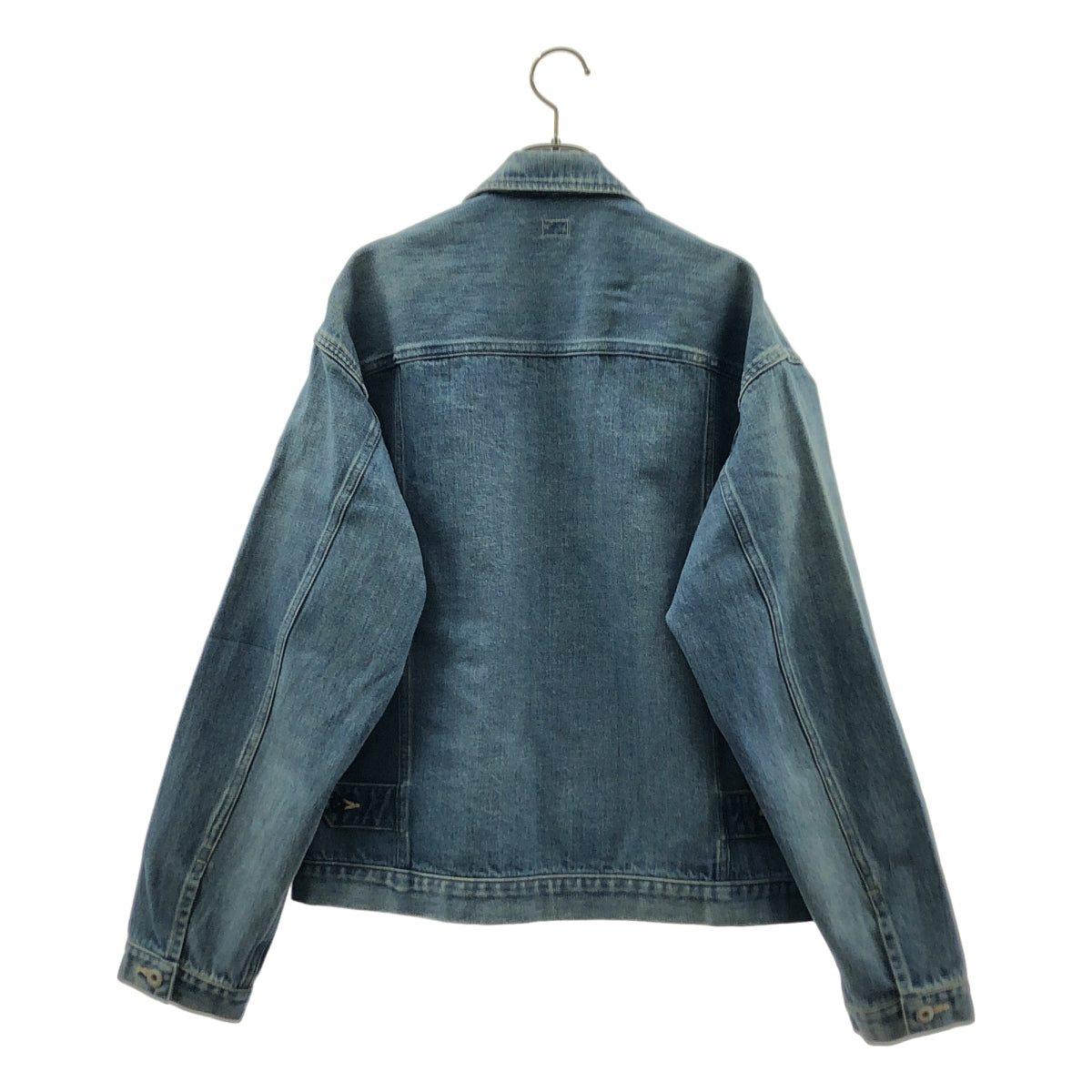 chimala / チマラ | ヴィンテージ加工 オーバーシルエット セルビッチ デニムジャケット | M | レディース