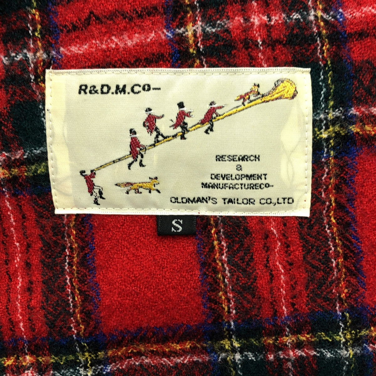 【新品】  R & D.M.Co- / オールドマンズテーラー | WOOL TARTAN CHECK POCET DRESS ウール タータンチェック ポケットドレス ワンピース | S | Royal Stewart / ロイヤルスチュワート | レディース