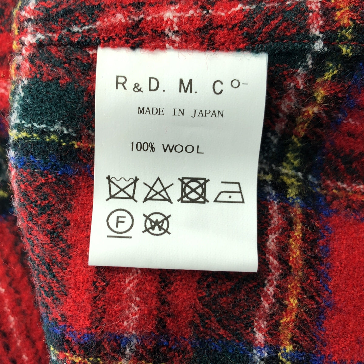 【新品】  R & D.M.Co- / オールドマンズテーラー | WOOL TARTAN CHECK POCET DRESS ウール タータンチェック ポケットドレス ワンピース | S | Royal Stewart / ロイヤルスチュワート | レディース