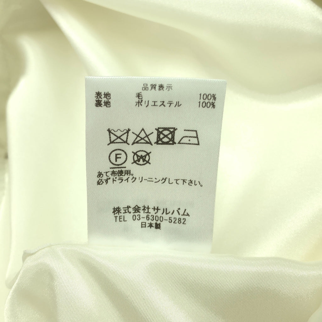 [品相良好] sulvam / Sulvam | 2024SS |拇指中心按壓褲 | S |白色 |男士