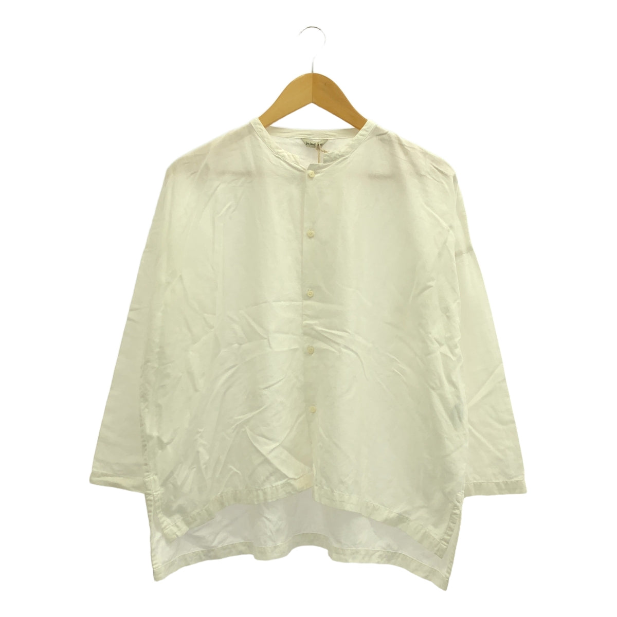 安価 ワタナベ jujudhau / ズーズーダウ | BOX SHIRTS L/C ボックス シャツ | F シャツ+ブラウス(長袖+七分)