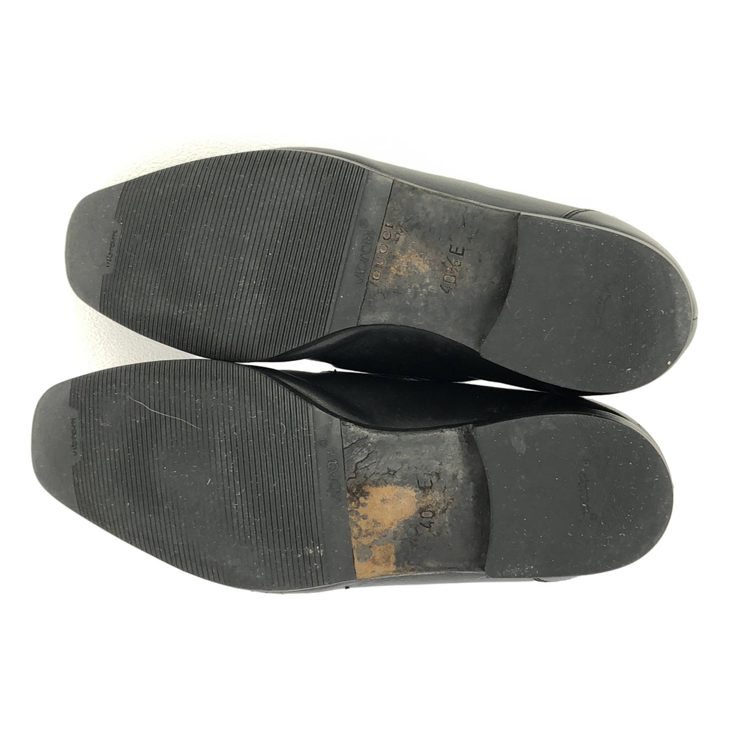 GUCCI / グッチ | スクエアトゥ ビジネスシューズ | 40.5 | ブラック | メンズ