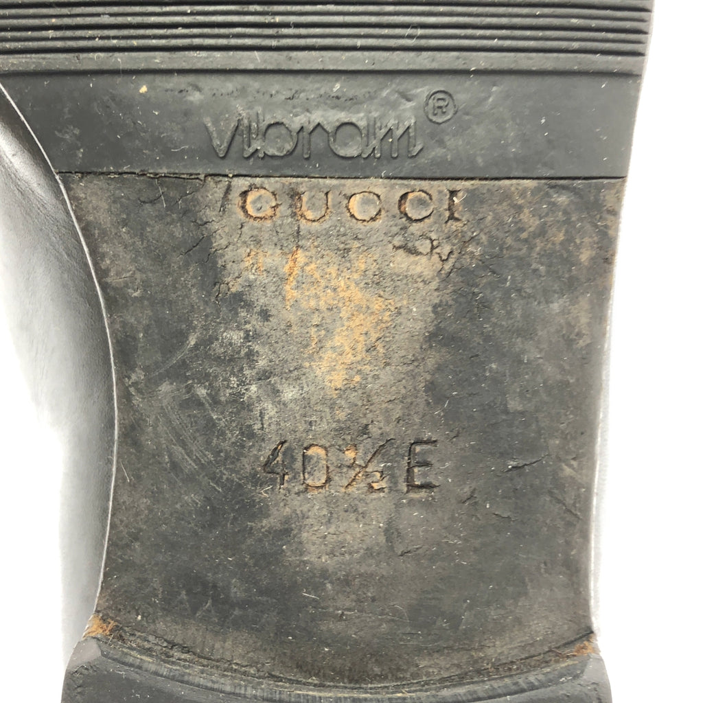 GUCCI / グッチ | スクエアトゥ ビジネスシューズ | 40.5 | ブラック | メンズ