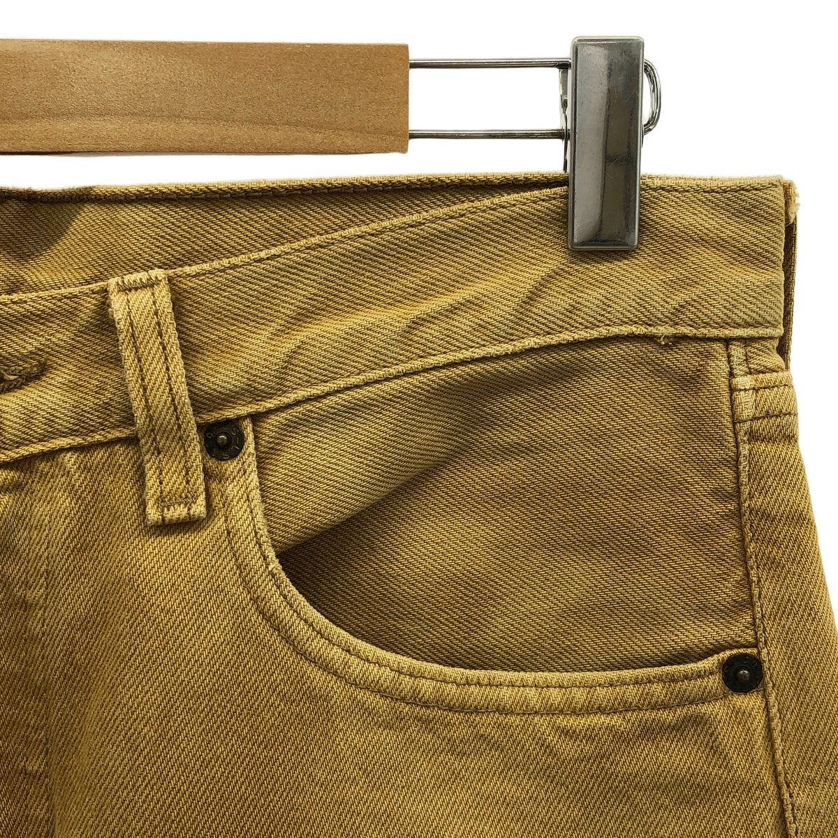 Levi's | 90 年代復古 501 色織牛仔褲，刻有 524 | W32 L34 |米色 |男士