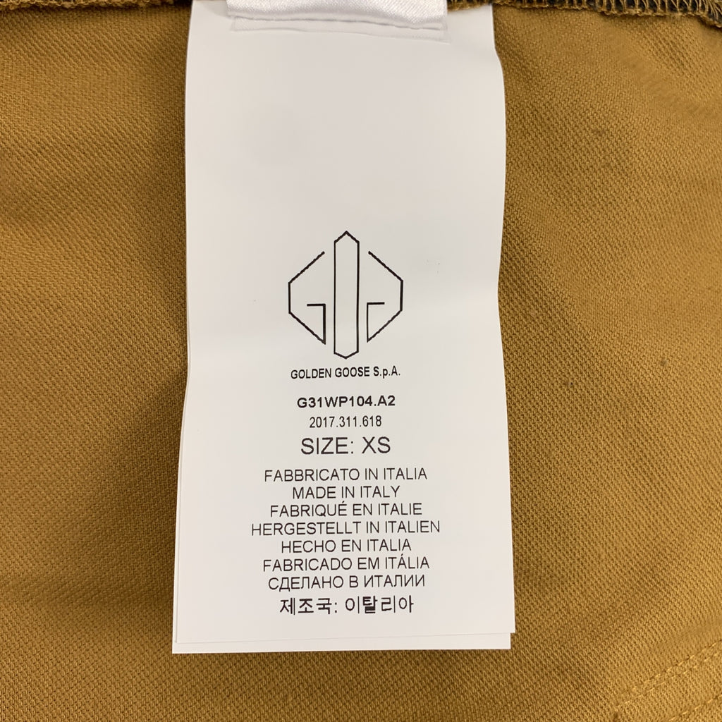 金鵝 (GOLDEN GOOSE) | 無肋燈芯絨寬褲 | XS碼 | 棕色 | 女款